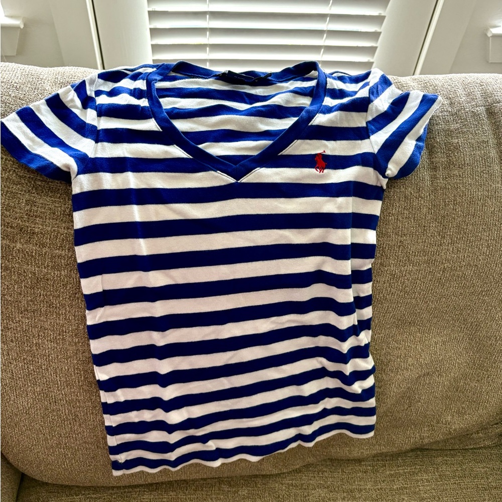 Polo Ralph Lauren Sport women’s striped, Large, stretchy/fitted